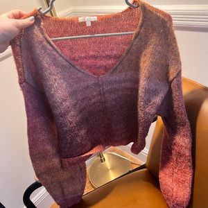 PINK OMBRÉ SWEATER